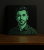 Glow-in-the-Dark Canvas by BAYU