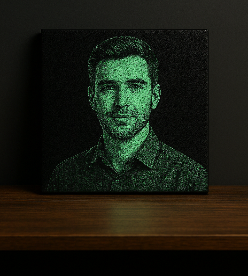 Glow-in-the-Dark Canvas by BAYU