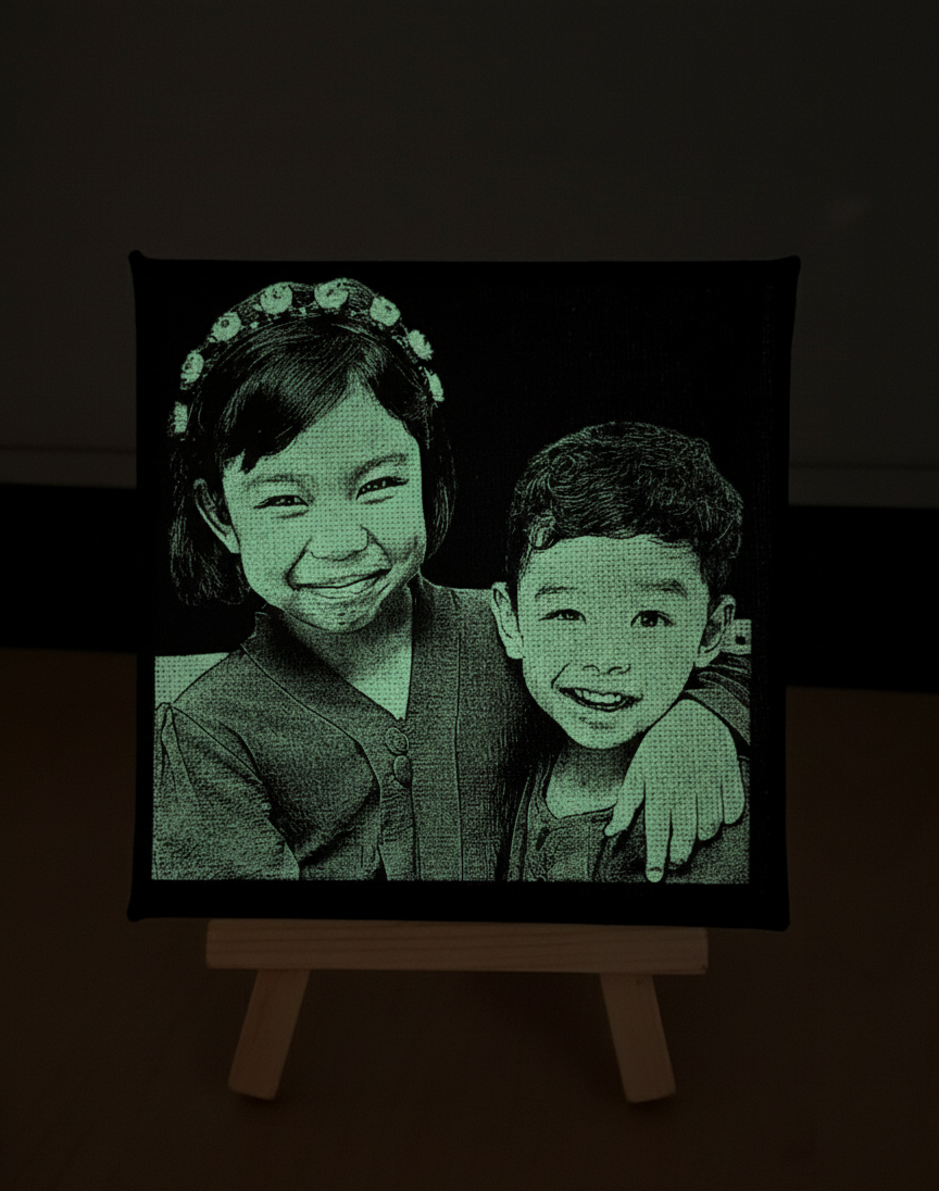 Glow-in-the-Dark Canvas by BAYU