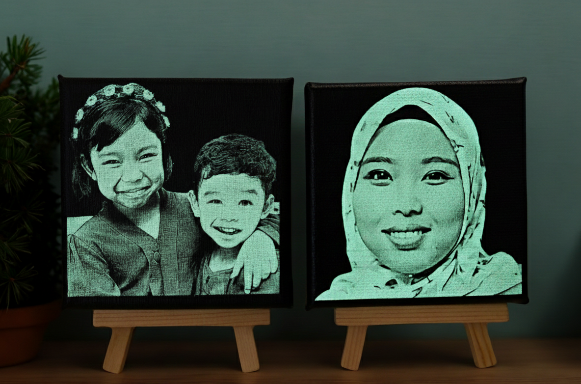 Glow-in-the-Dark Canvas by BAYU